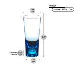 Stackable Hi Ball Plastic Tumbler Glasses Colorful Unbreakable SAN Vodka Shot