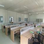 Steel Structure Frame Welded Office Simple Assembly Detachable Fast Prefab