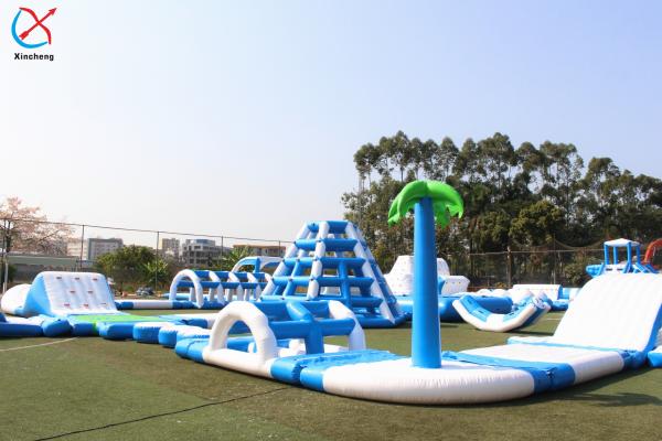 Customized Colorful Sealed Inflatable Water Park Inflatable Aqua Park Water