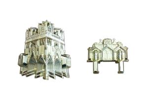 China Casket Corner Plastic Funeral Accessories , Injection Molding Coffins And Caskets Accessories factory