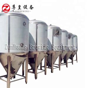 China Durable Stainless Steel Fermenter Homebrew , Cooling Jacketed Conical Fermenter For Pub / Restaurant factory
