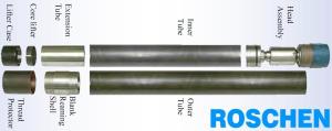 China T6 Series Double Tube Core Barrel For Exploration Core Drilling , T6-101 T6-116 factory