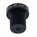 2.3mm 3.5mp F2.2 1/3 inch m12 wide angle cctv board IR lens