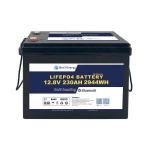 China 12V 230AH RV Battery With BT And Self-Heating and communications factory