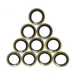 Custom NBR Oil Resistance Bonded Seal Customized Size Rubber Iron Seal Washer