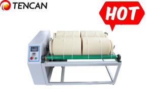 China Rolling Ball Grinder Jar Mill Machine Price With Tailored Serices Dust Cover / Hand Gear 220V 1.5KW 4*15L factory