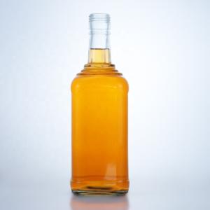 China SCREW CAP Glass Bottle for Whisky Brandy Wine Spirits Alcoholic Champagne Alcohol Liquor OEM factory