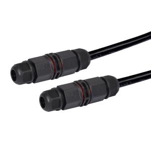 China 2 PIN L Type Outdoor LED Connector Wire Screw IP67 Waterproof LED Light Connectors factory