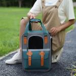 Transparent Oxford Pet Carrier Bag Breathable Travel Pet Cat Dog Carrier Bag