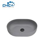 Oval Single Bowl Undermount Granite Kitchen Sink For Farmhouse Granite Composite