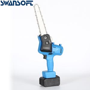 China 2021 Portable 7 inch Electric Chainsaw Cordless Mini Battery Chainsaw with Brushless Motor factory