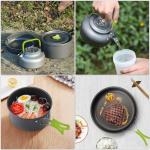 Best Selling Picnic Cookware Soup Pot Non-stick Camping Cookware Sets Aluminium