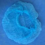 Shower Disposable Cap Double Ribbon Pleated Anti Dust Non Woven General Size