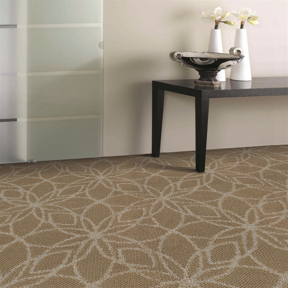 High cut low loop plain style carpet for Hotel room and Home