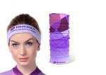 Black Gold Polyester Tube Multifunctional Headwear 25*50 CM
