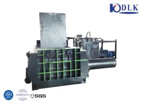 China Customized Scrap Metal Recycling Machine Gray And Green Baling Press factory