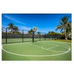Fadeless Elastic Layer Futsal Basketball Court PU Sports Flooring
