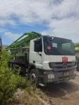 Company Directly Offers Red Used Zoomlion Concrete Pump Truck with 38m Vertical