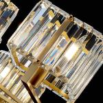 Pure Copper Hanging Crystal Chandelier E14 Light Source Nordic Luxury