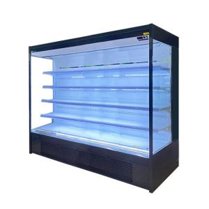 LED Lighting R22 Multideck Open Chiller Showcase Cooler With Night Curtain 4