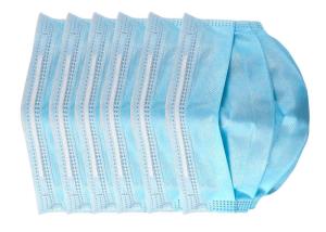 China Breathable Disposable 3 Layer Mask 95% - 99.9% BFE CE FDA Certificated factory
