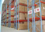 Warehouse 4 Tier Upright Pallet Racking Heavy Duty Blue 24 X 144