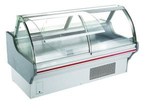China 600W Restaurant Deli Display Refrigerator / Meat Display Chiller CCC ROHS factory