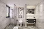 Functional Stainless Steel Bathroom Vanity Cabinet For Wall-To-Wall Space