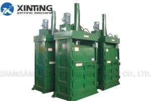 China Hydraulic Automatic Press Baler Machine Horizontal Type Compressing Hay / Waste Pape factory