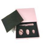 50x35mm 54g Kegel Exercise Yoni Rose Quartz Egg Crystal Yoni Eggs