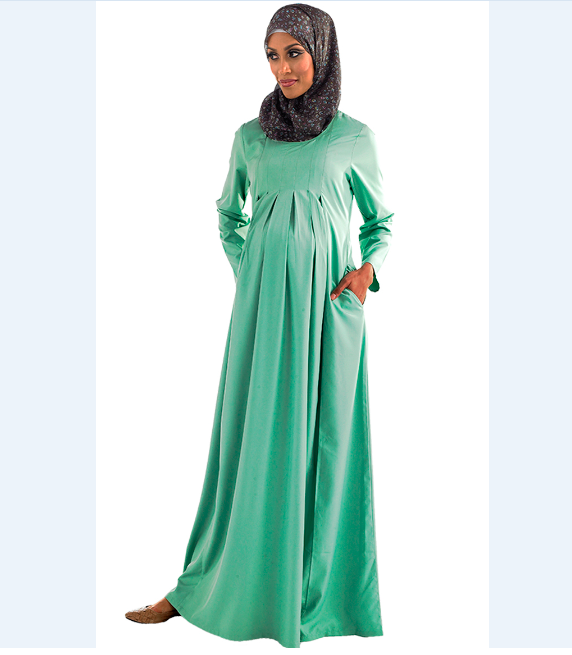 China factory custom long sleeves Pleated Maternity wear islam dress muslim