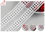 OEM Ivory Guipure Embroidered Ribbon Trim For Dresses Lace Decoration SGS