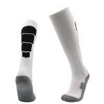 Towel Bottom Men'S Grip Socks Soccer Polyester White Football Grip Socks