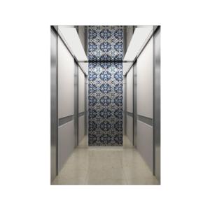 China SS Hairline High Speed Passenger Elevator 8 To 15 People VVVF Hydraulic Passenger Lift factory