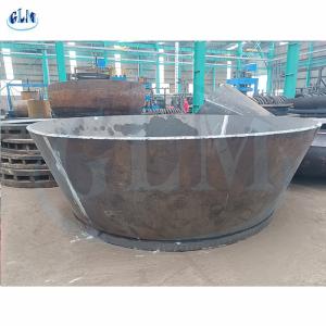 China 6500mm Diameter Large Eccentric Cone , Cone Press Formed Steel Plate factory