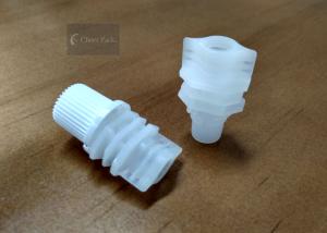 China Screw Cap Doypack Spout , Flip Spout Cap For 100ml Soy Milkp Pouch factory