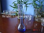 Machine blown design glass vase wholesale