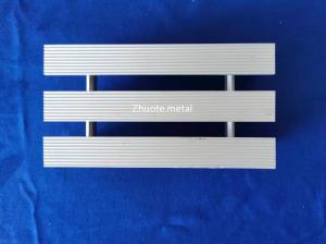 China T6063 Aluminum Grate Walkway Anodizing Treatment Anti Slip Commercial factory