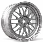 Lightweight Strongest 2 piece brushed slivery luxury forged wheel rim factory