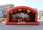 Outdoor 13x6m Stars Tunnel Adults Inflatable Obstacle Course With Tent Cover For