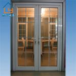Modern UPVC Casement Window Double Grill Glass Design CE Approved