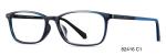 Silicone Temple Square Eyeglasses Frames Without Nosepad Antiskid