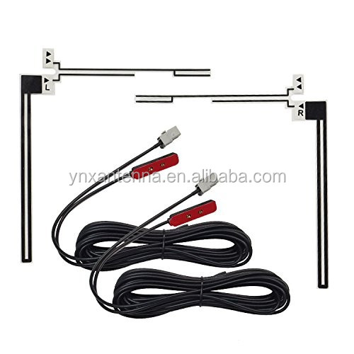 Direct Supply 5dbi Gain RG174 VHF/UHF Digital Car TV Antenna Film Antenna Membrane Antenna
