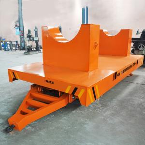 China 60 Tons Industrial Rail Cart For Steel Works Warehouse Working Speed 35m/Min factory