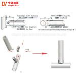 Industrial Lean Tube Connector Sliver Hexagon For Workshop / FactoryIndustrial