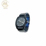 New Design Silver and Black Bezel Waterproof Quartz Movement Watch for Adult