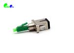 SC UPC Female - LC APC Male Simplex Hybrid Fiber Optic Adapter / Connector Low