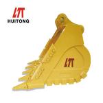 Yellow Hardox450 Excavator Rock Bucket With Strength Teeth And 700-1000kg Weight
