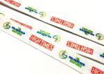 White Background Nylon Dye Sublimation Lanyards Both Sides Logo 900*10mm