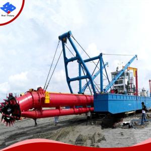 Small Sand Dredging Cutter Suction Sand Dredger ISO Certificated